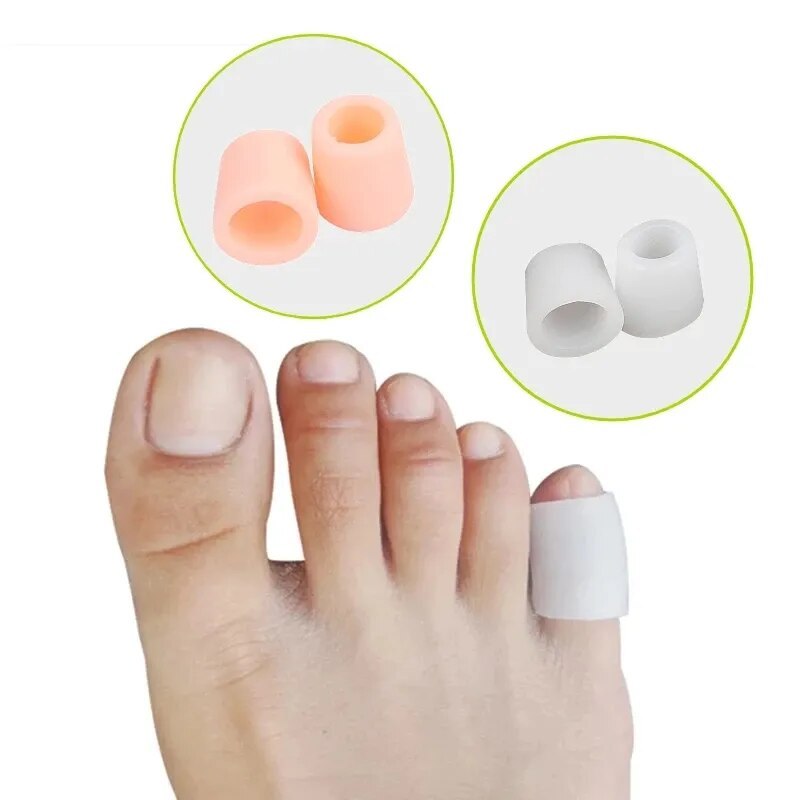 Toe Tube Cap Cover Corns Blisters Corrector Pinky Protector