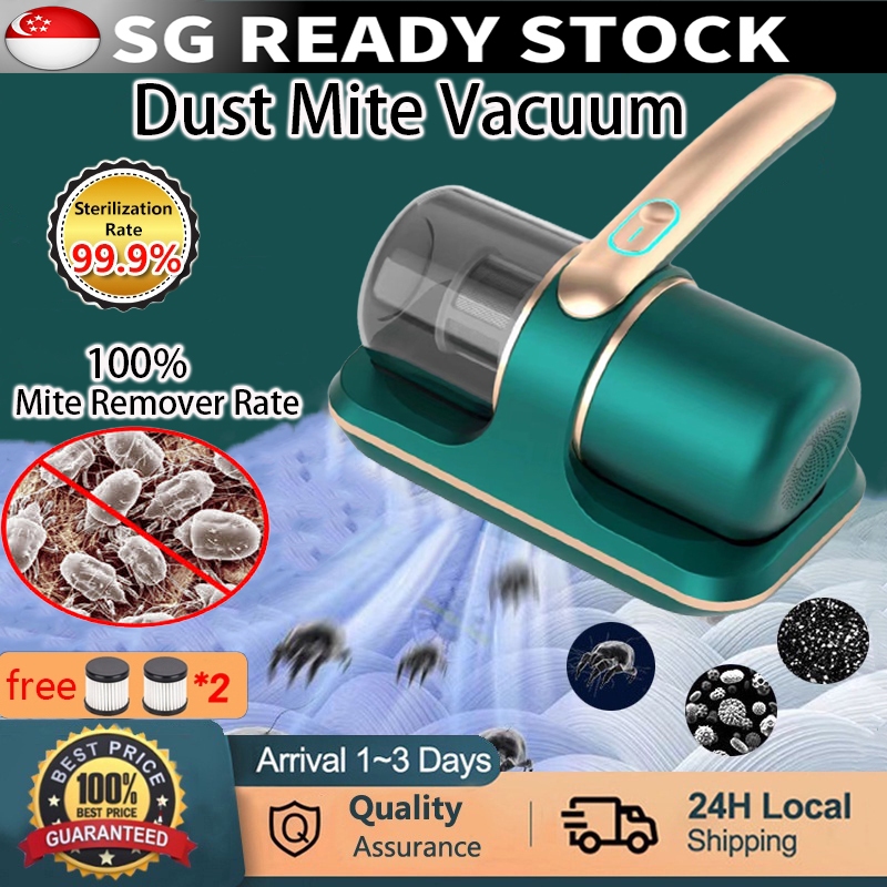 【SG STOCK】Cordless Dust Mite Vacuum Powerful Suction Bed Vacuum Sofa