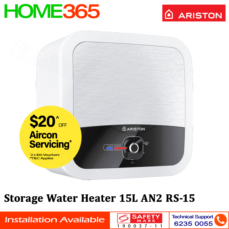 Ariston Storage Water Heater 15L AN2 RS15 Shopee Singapore