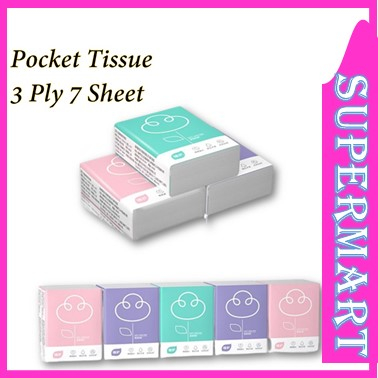 3 Ply Pocket Tissue 7 Sheets Per Pack/ Hand Tissue/ Tissue Paper ...