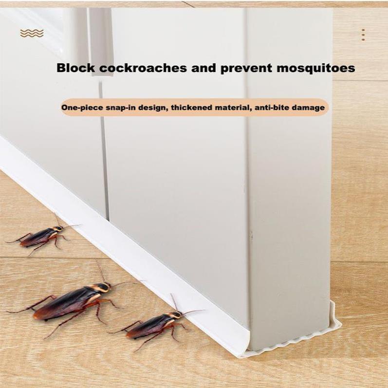 Door bottom gap seal block insect dustproof windproof soundproof noise reduction seal door