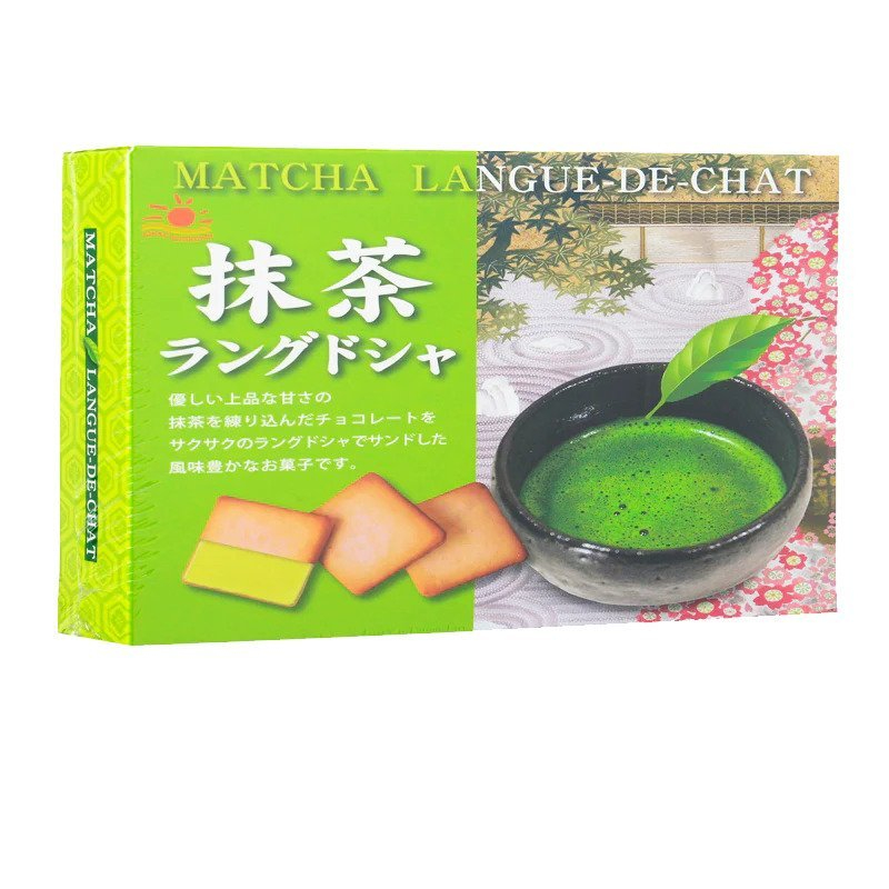 Marutou Green Tea Langue De Chat Biscuit 90g Shopee Singapore