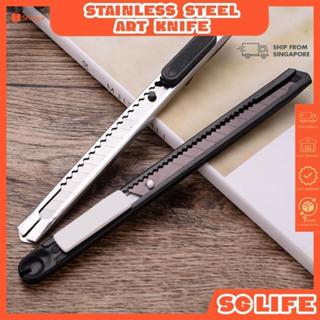 High quality zinc alloy utility knife set engraving open carton craft knife  multifunctional small metal knife stationery