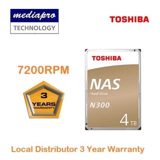 Toshiba N300 10TB NAS 3.5” SATA HDD 'Bulk' (HDWG11AUZSVA)