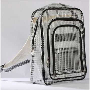 PVC Cleanroom Grid Backpack 17” | Shopee Singapore