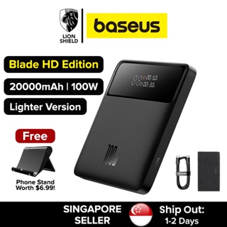 Baseus Online  Baseus Elf Digital Display Fast Charging Power Bank  20000mAh 65W Black