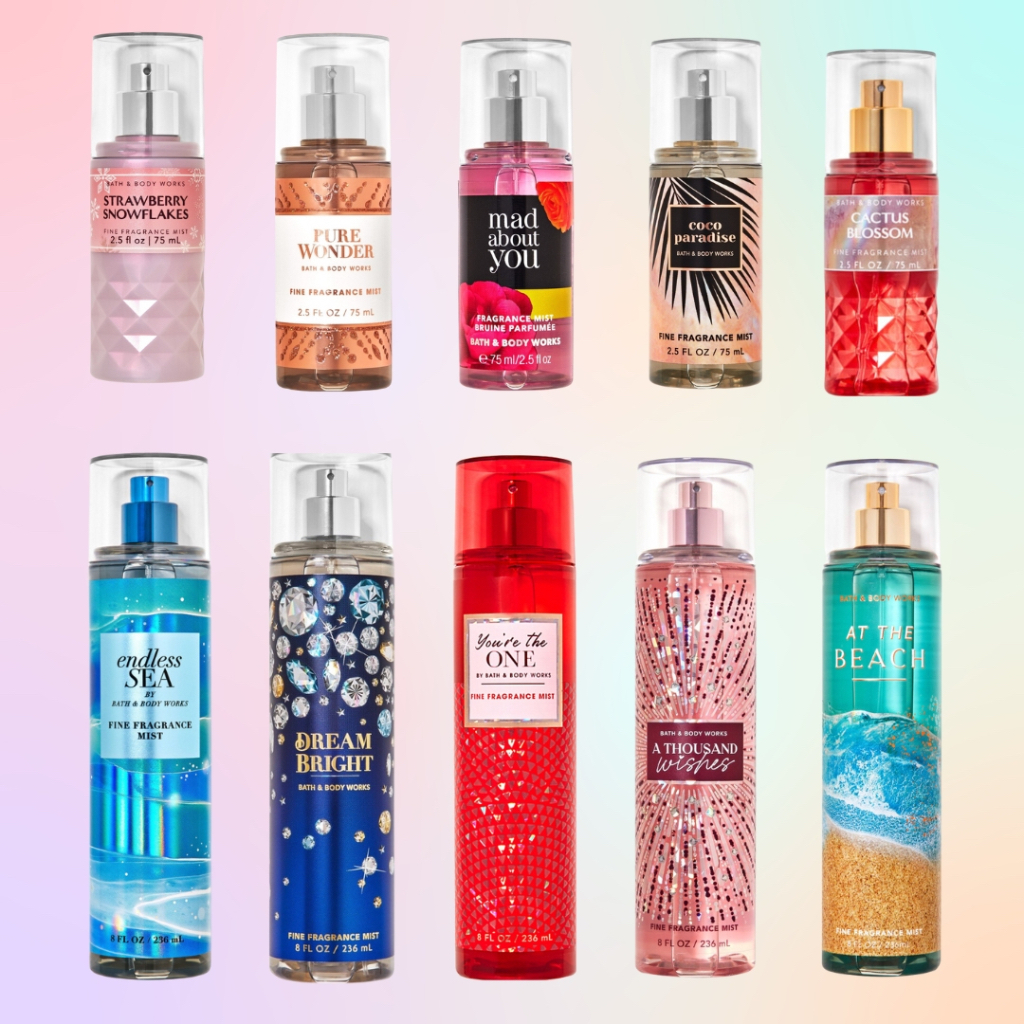 fine fragrance best selling bath and body works fragrance mist