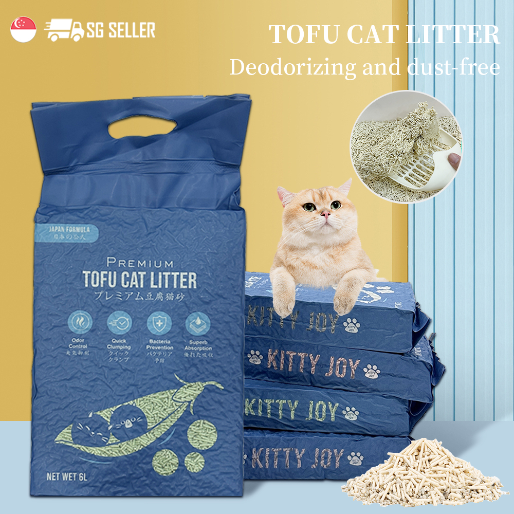 Kitty Joy TOFU Cat Litter EcoFriendly Biodegradable Fast Clump