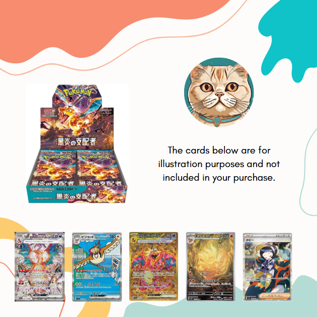 X1 Booster POKEMON SV3 - Pokémon Ruler Of The Black Flame Japonais - POKEMON/Japonais - PIKA COMPANY