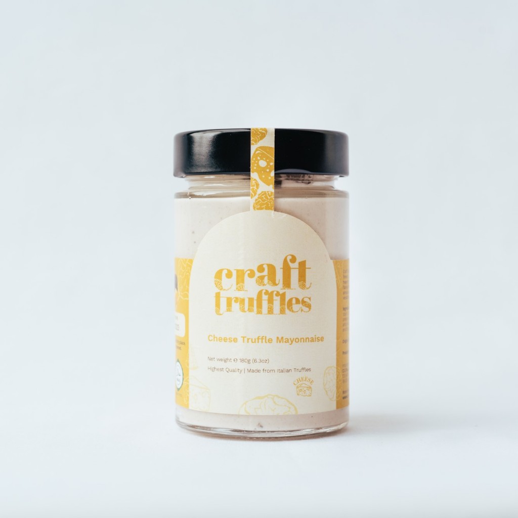Craft Truffles Cheese Truffle Mayonnaise 180g [Italy]. Made with real