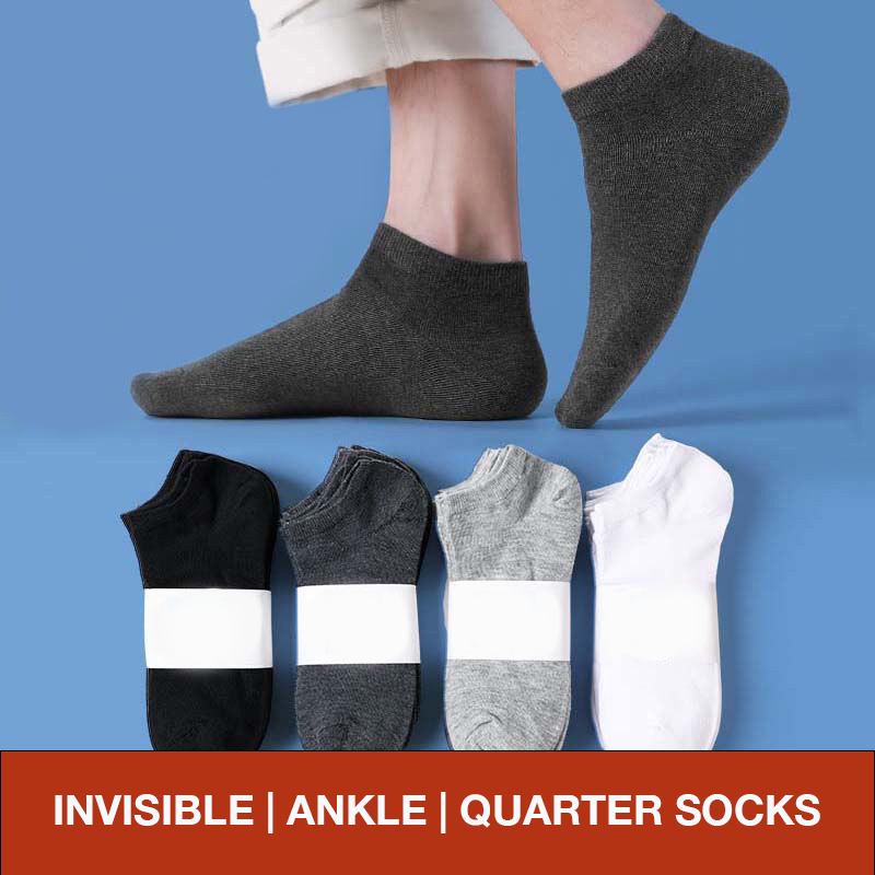 [SG Seller] Unisex Invisible, Ankle & Quarter Socks | Cheapest in ...