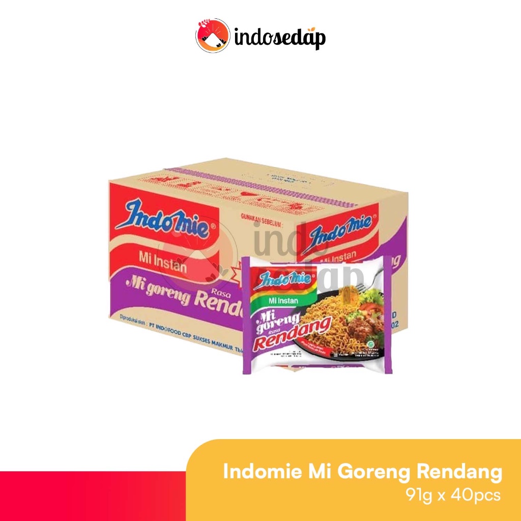 Indomie Rendang (Carton - 40 packets) | Shopee Singapore