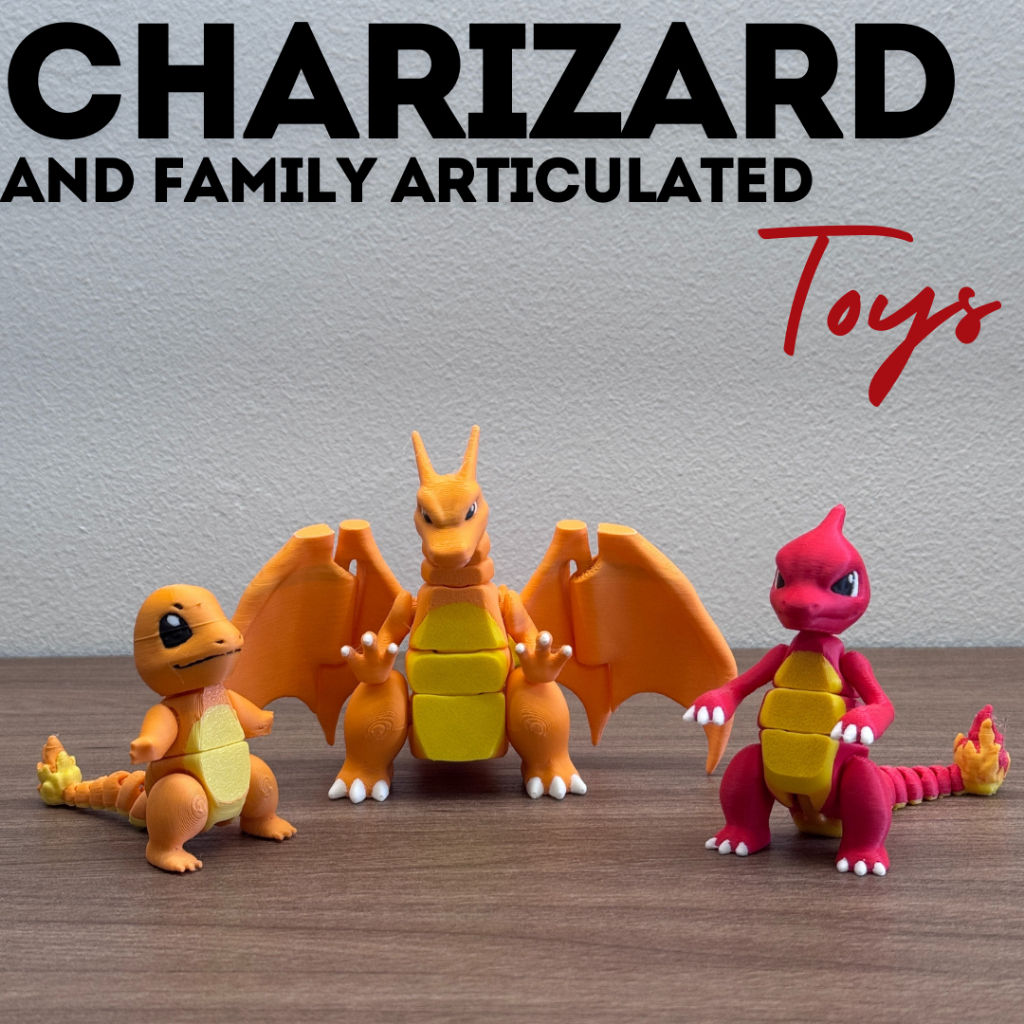 Pokémon Select Action Figures 3-Pack Evolution Charmander , Charmeleon , Charizard | Fanbase Europe