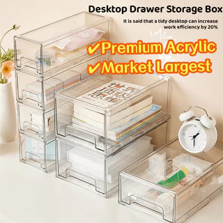 Sticker Organizer 3 Layers Ins Acrylic Desktop Storage Box