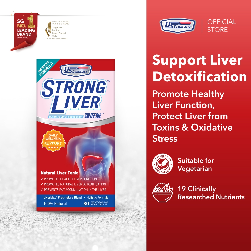 US Clinicals StrongLiver 80s| Liver Vitamin | Liver Support | Fatty ...