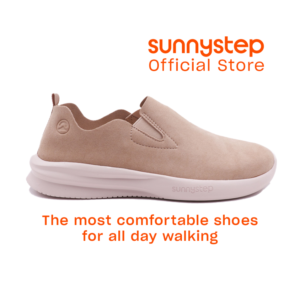 Sunnystep Balance Walker Slip on in Nude Suede Most