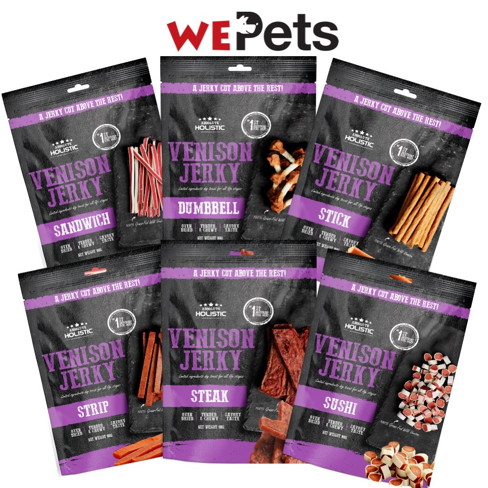 View of [Bundle of 3] Absolute Holistic Venison Jerky Dog Treats | Shopee Singapore