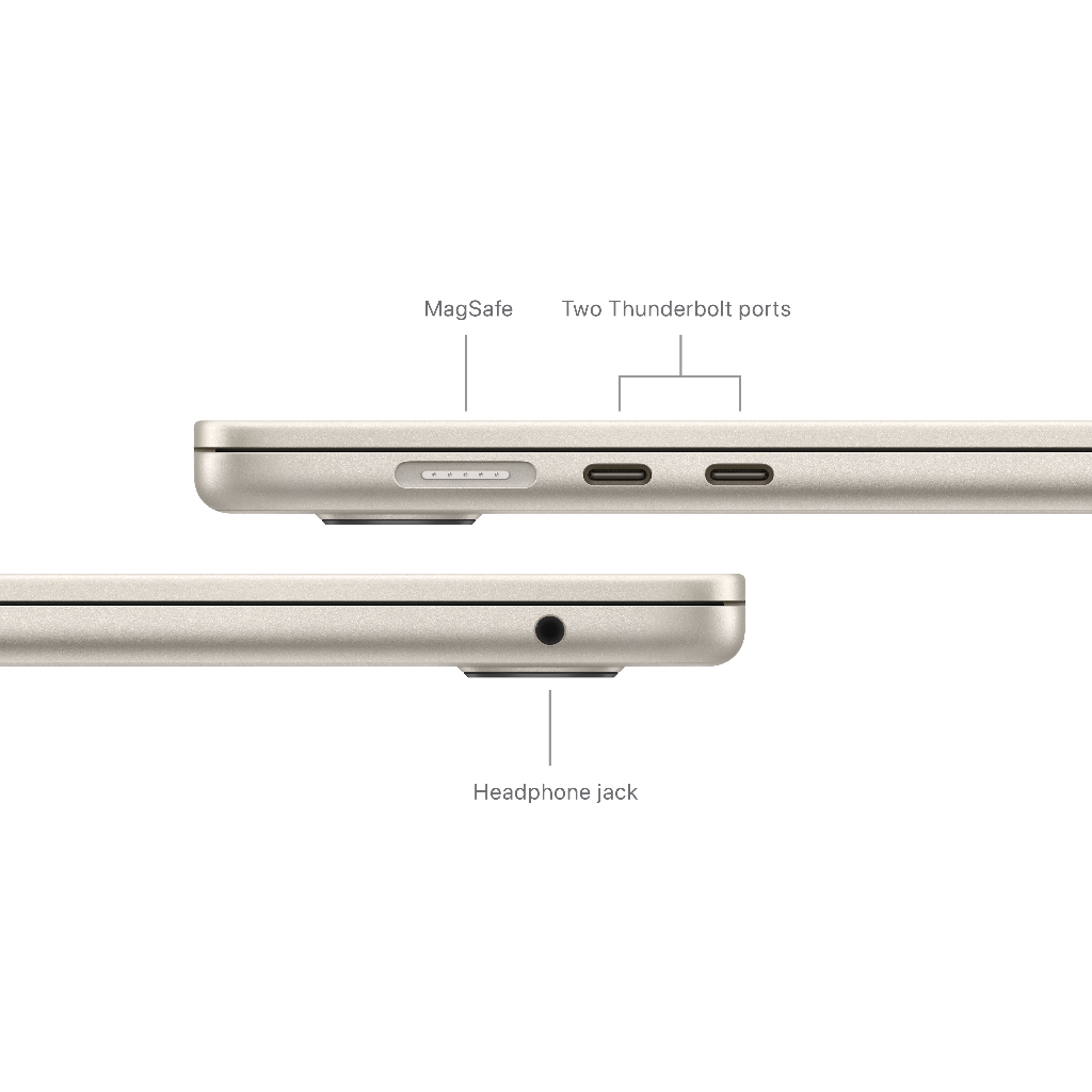 Apple 15-inch MacBook Air (M3 chip with 8C/10C/8GB/ 256GB/512GB