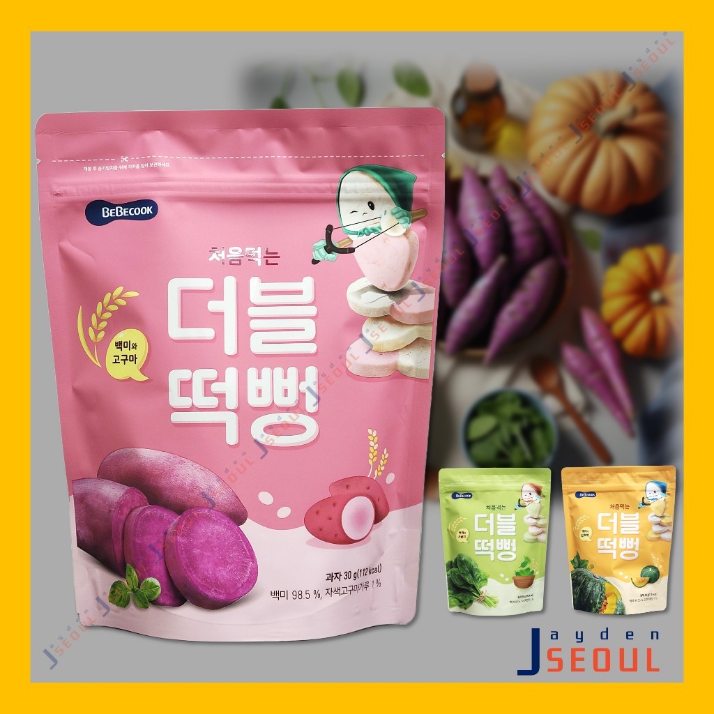 [BeBeCook] Baby's First Double Rice Puff baby teether snack (30g