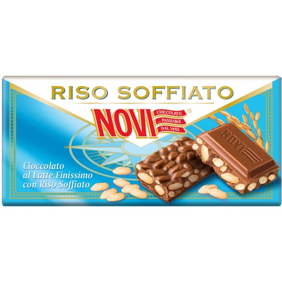 Novi Milk Chocolate & Crispy Rice Bar 100g **3pack (100Gx3=300G ...