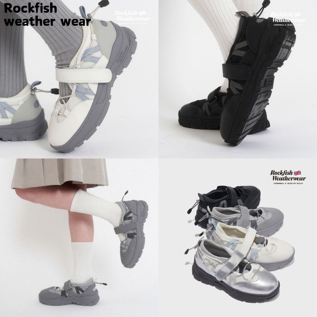 Rockfish weatherwear BRYN VELCRO SNEAKERS MESH 4color 100 authentic Buy half a size up fast shipping from korea