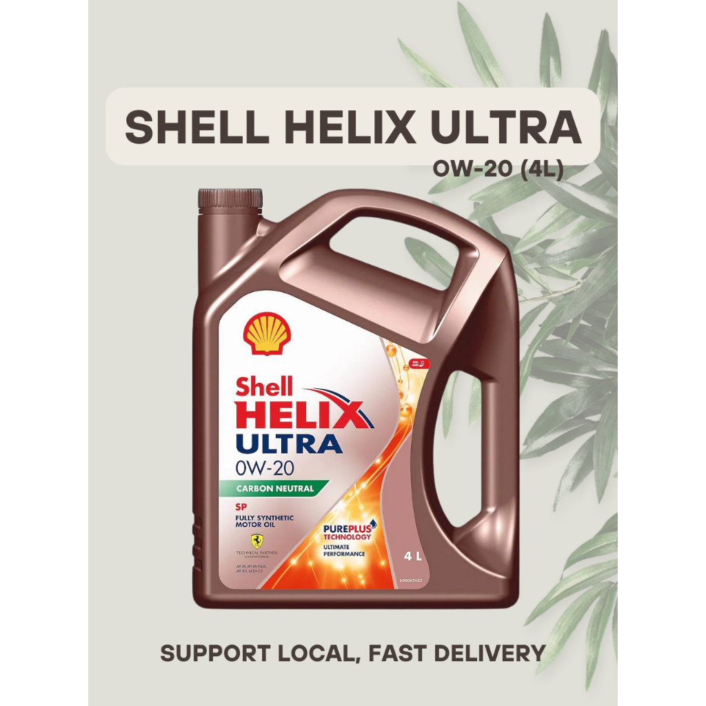 Shell Helix Ultra 0W20 (4L) Engine Oil (SG) Shopee Singapore