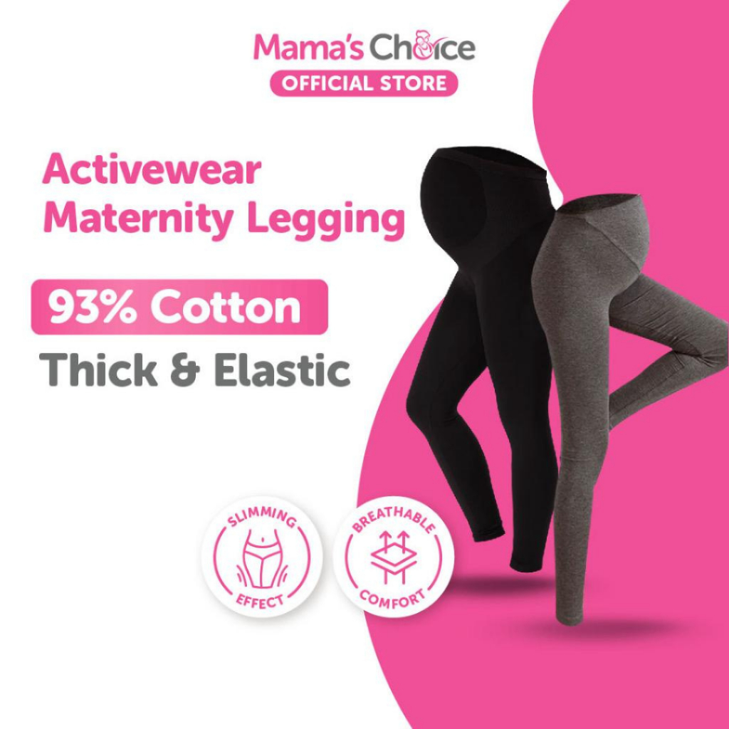 Mama's Choice Activewear Maternity Leggings | Full Length Maternity ...