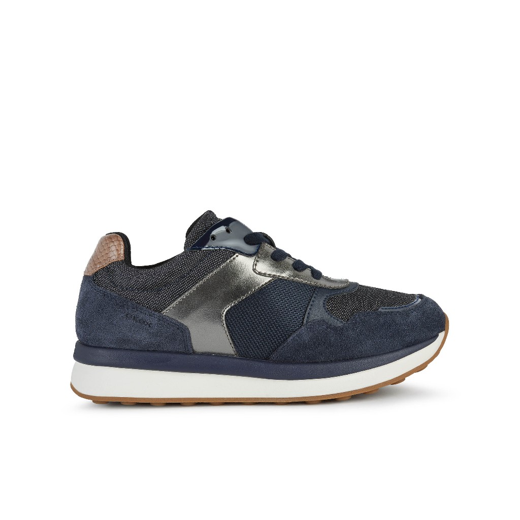 Geox denim sneakers clearance