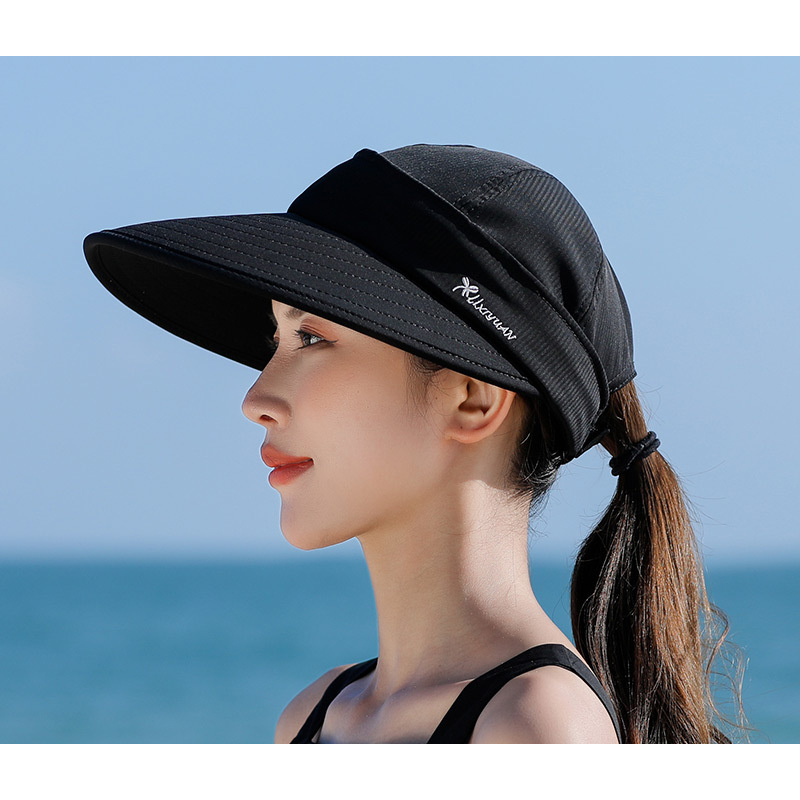 【SG】UPF50+ Summer Sun Hats UV Sun Hat Cycling Windproof Hat Empty Top ...