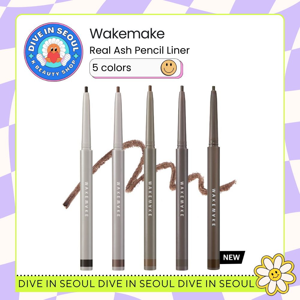 WAKEMAKE] Real Ash Pencil Liner – 5 colors / 0.14g | Shopee Singapore