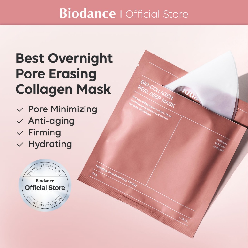 Biodance Bio Collagen Real Deep Mask Overnight Mask Pore Eraser Mask Hydrogel Mask Sheet 6946