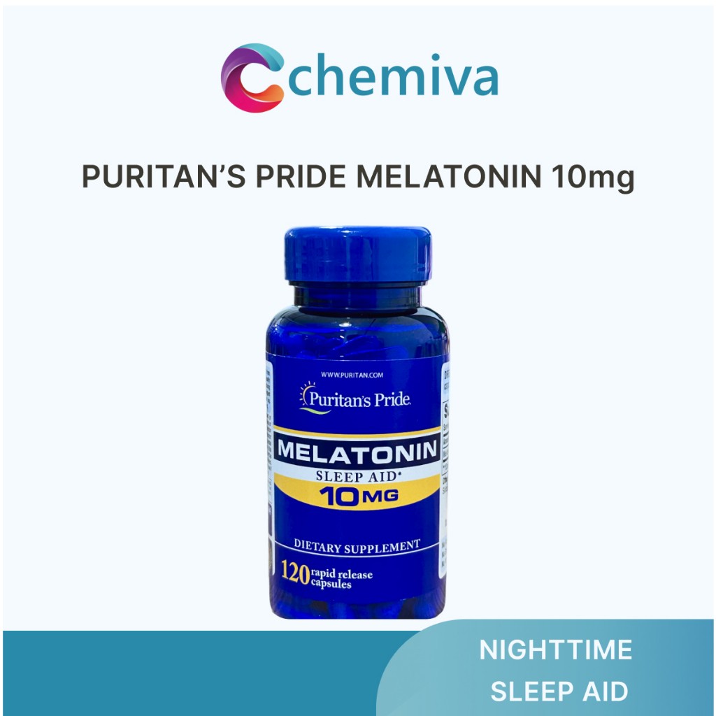 [fast Shipping] Puritans Pride Melatonin 10 Mg 120 Capsules Sleep