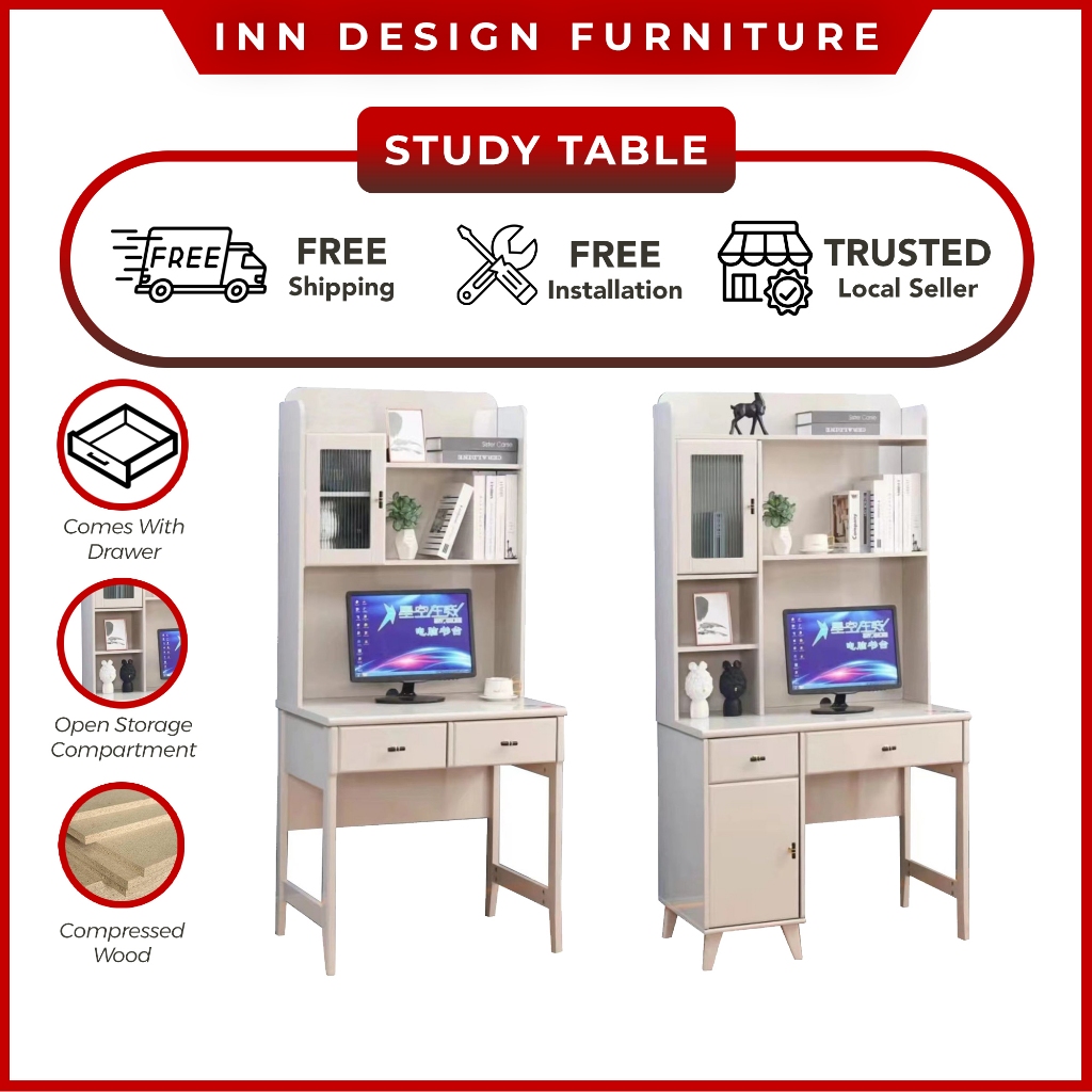 INNDESIGN MARCUS STUDY TABLE / STUDY DESK / WRITING TABLE WITH TOP ...