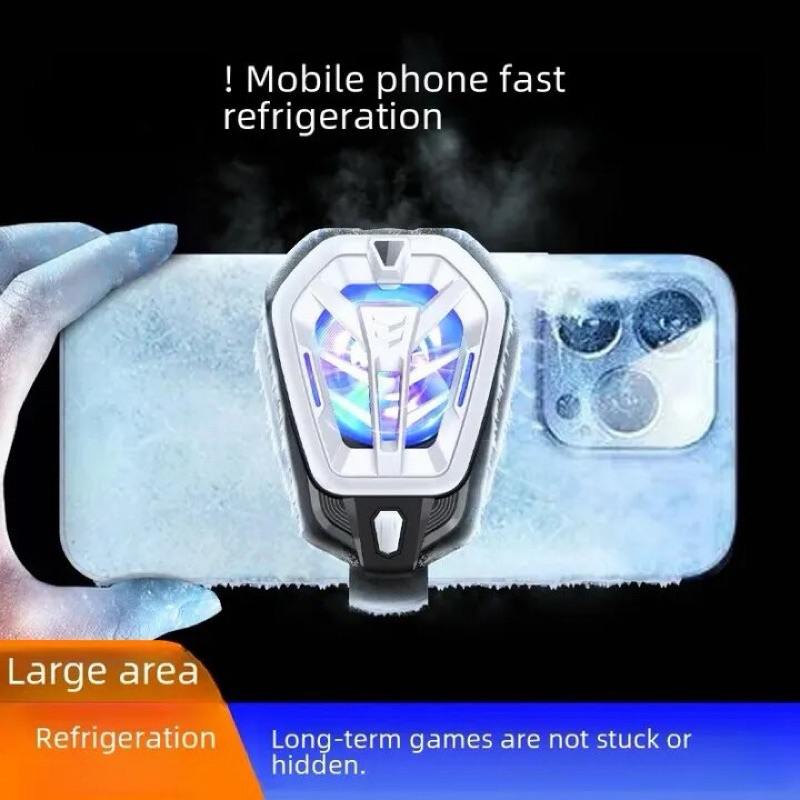 SG stock Phone Cooler Plug-and-Play Strong Wind Low Noise Compact Size ...