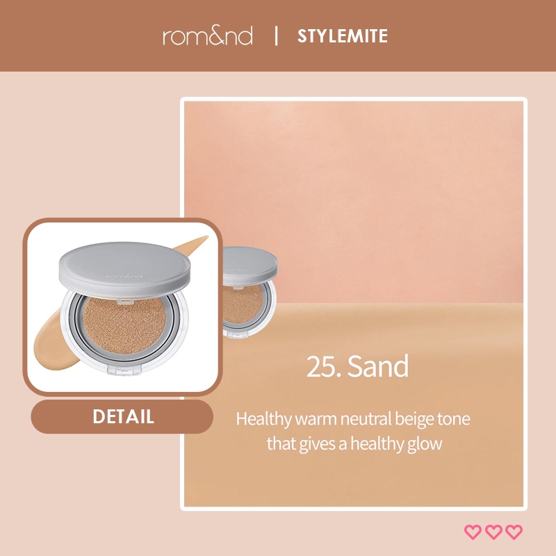 [STYLEMITE] ROMAND Nu Zero Cushion 05 Sand 25 Long Lasting High
