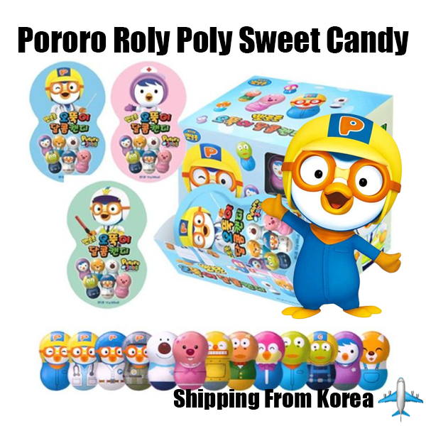 [Pororo] Roly Poly Sweet Candy Flipperz 1pcs(10g)｜1pcs Random dispatch ...