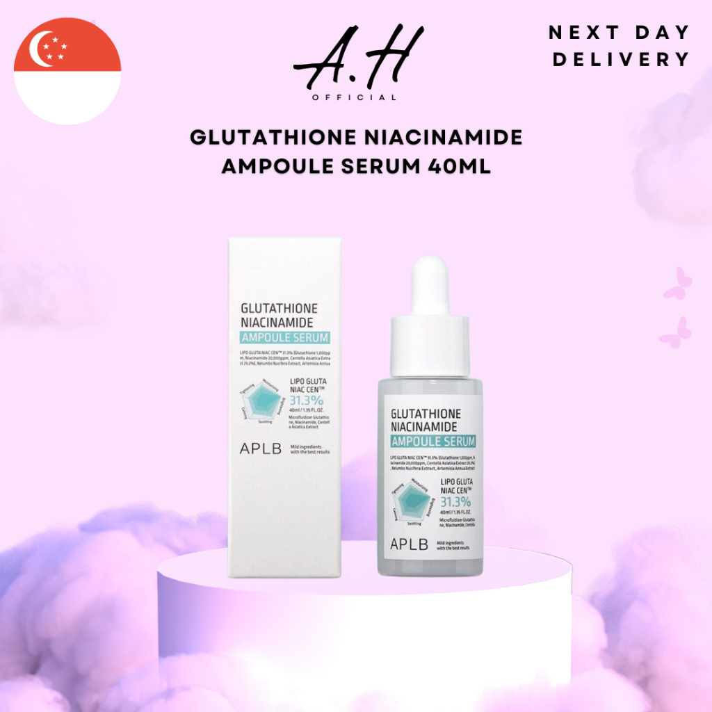 Aplb Glutathione Niacinamide Ampoule Serum 40ml Shopee Singapore