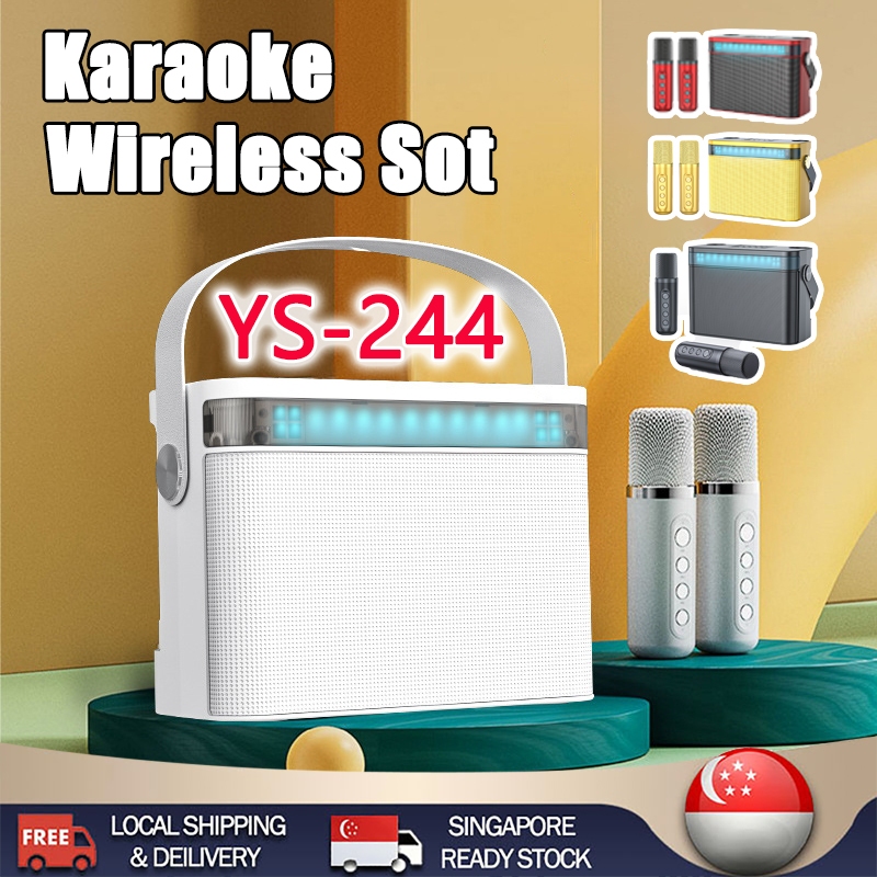 【READY STOCK】YS 224 KTV Audio Karaoke Set Buetooth Wireless Dual ...