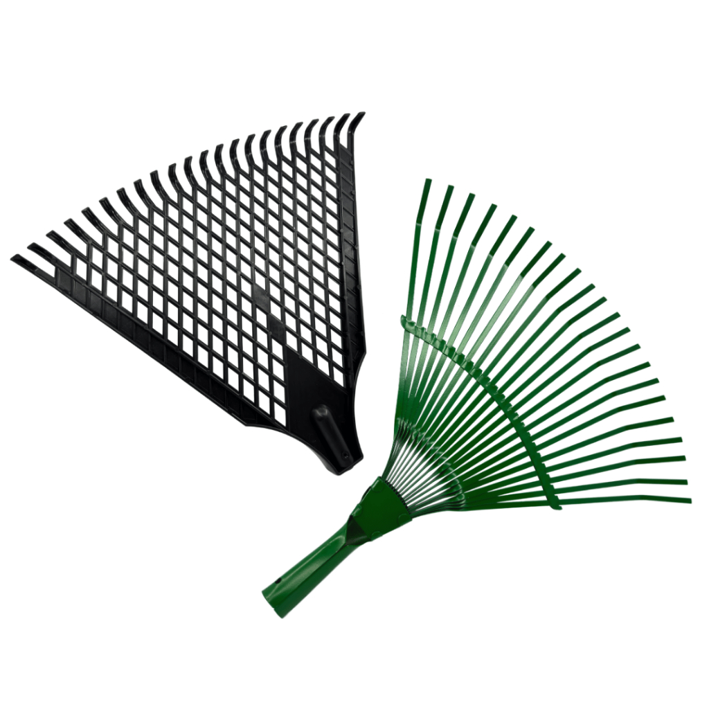 [SG STOCK] GRASS RAKE Garden Leaf Rake Metal/PVC Lightweight Gardening ...
