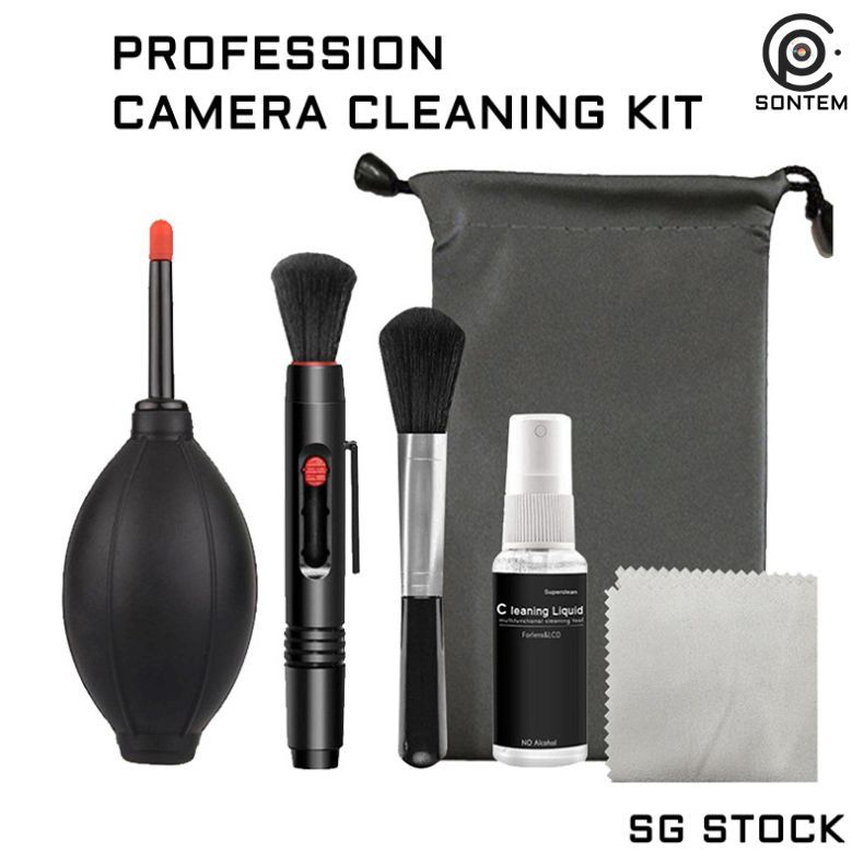 {SG Seller} 6Pcs Camera Cleaning Kit Professional DSLR Camera Lens ...
