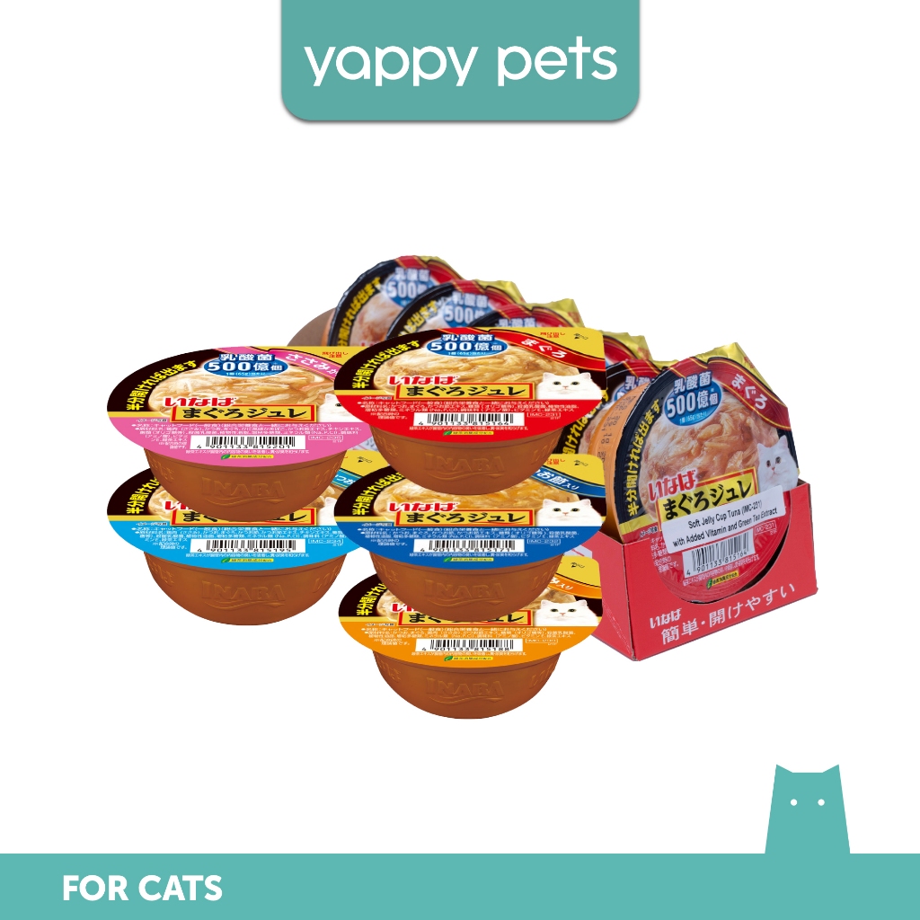 Ciao Soft Jelly Cup Tuna Flake with Lactic Acid Bacteria (65g x 6