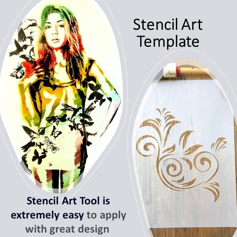 DIY Plastic Stencil Template for Art Painting Pattern Guide Sheet and ...