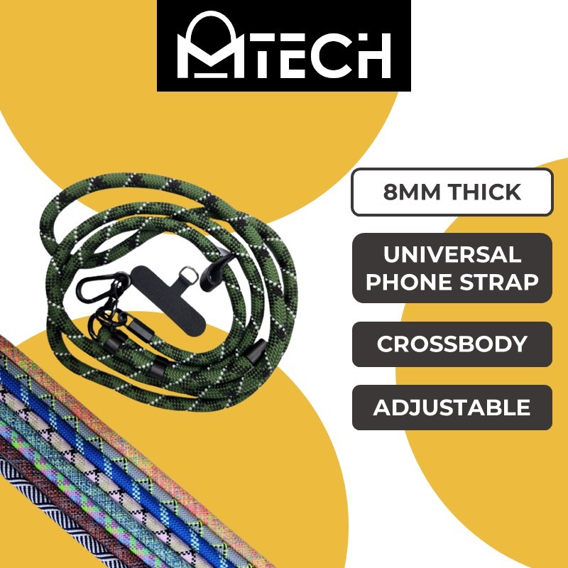 Mtech Universal Series Crossbody Flexi Adjustable Lanyard Strap 8MM ...