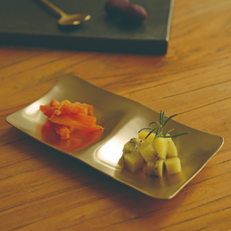 [NOTDAM Bangjja Yugi] Bronzeware Divided Plates with 2 Compartments 2 ...