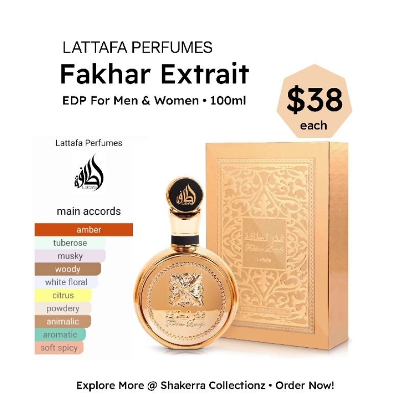 Fakhar Gold Extrait EDP by Lattafa Perfumes | Shopee Singapore
