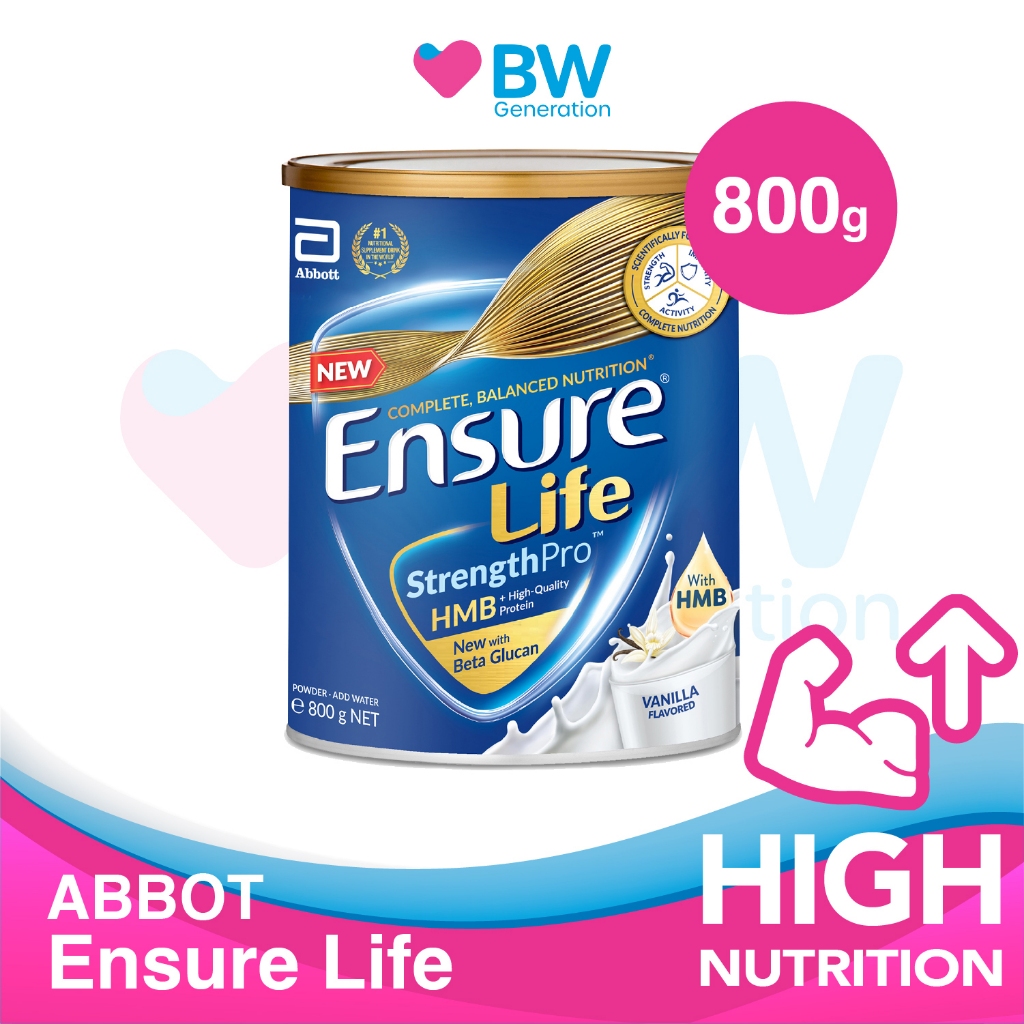 Abbott Ensure Life with HMB (Wheat & Vanilla) by BW generation