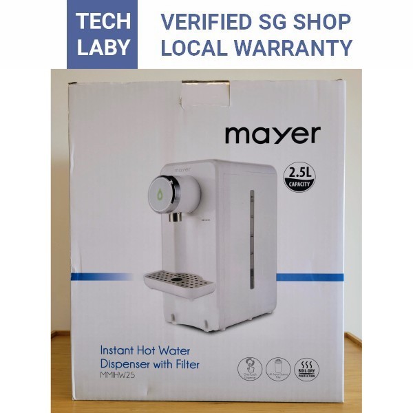 Mayer 2.5L Instant Hot Water Dispenser with Filter MMIHW25 (Mayer SG ...