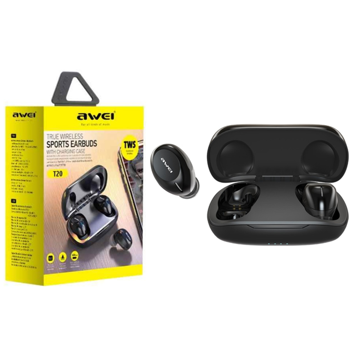 Earbuds Awei T20 Tws Awei TWS T20 T60 Touch Control Earbuds Water