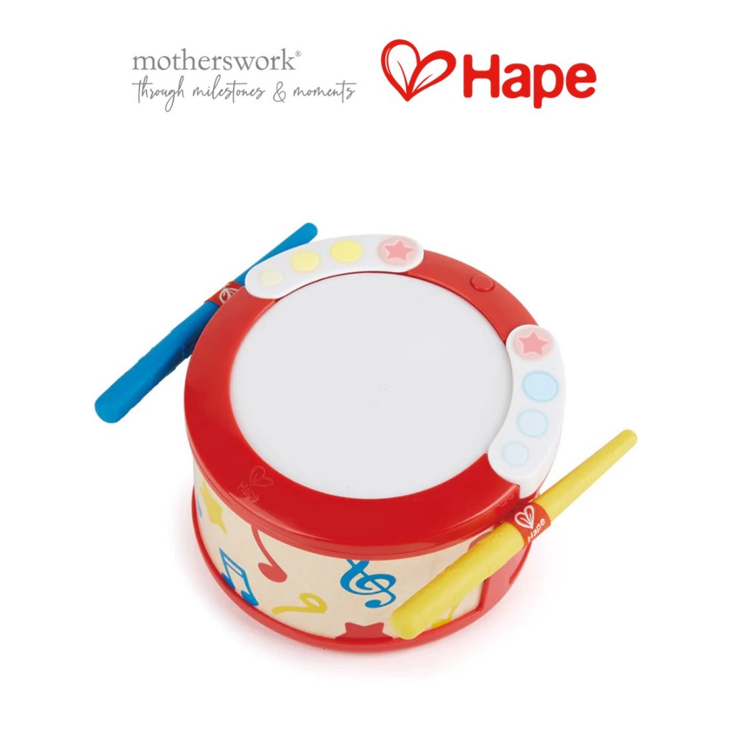 Hape Learn with Lights Drum (Age 12M+) | Shopee Singapore