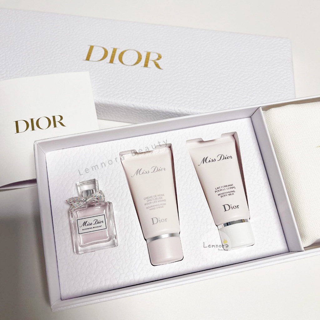 Miss Dior Blooming Bouquet EDT Perfume and Body Lotion Travel Set